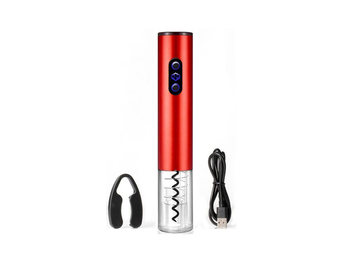 Abridor De Garrafa Elétrico Abridor De Vinho Tinto Automático Com Cabo Usb Kofihety