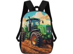 Mochilas Escolares Com Estampa Trator Em 3d Para Meninos Meninas, Mochila Personalizada, Escolar O Ensino