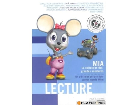 Leitor de DVD Rom para PC, Mac e PC, Fr Mia (6 a 10 anos)
