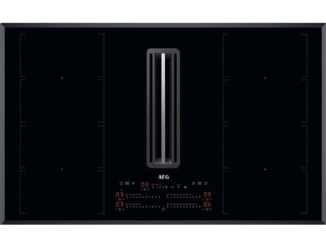 Placa de Indução com Exaustor AEG Combohob CCE84779FB (Elétrica - 83 cm - Preto)