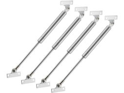 Suporte Hidráulico, Conjunto De 4 Pistões Pneumáticos Para Dobradiças Armários Cozinha, Portas E Janelas Com Fechamento