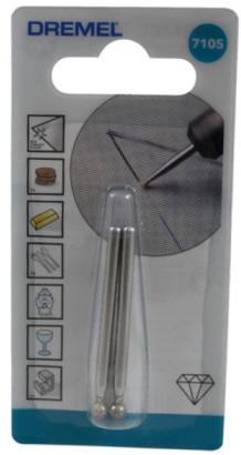 Fresa de Gravar para Retificadora Ponta Diamante Dremel 7105 (2 Und.)