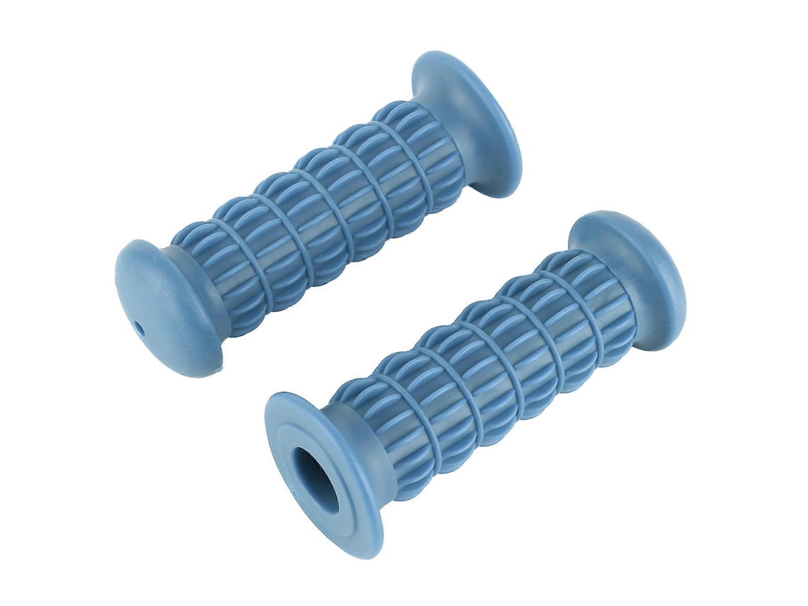 Manopla De Borracha Universal Para Motocicleta, Compatível Com Xl833/cb400/cg125, Azul.