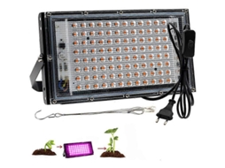 Lâmpada Led De Espectro Completo De 100w Para Cultivo De Plantas, Ideal Para Plantas De Interior, Cultivo Hidropónico De Vegetais Aquaforge