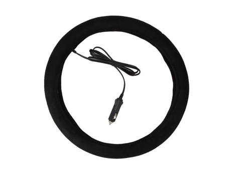 Capa de volante de carro elétrico 12v capa aquecida proteção doméstica aquecida antiderrapante diâmetro 37-38cm LEMONBEST