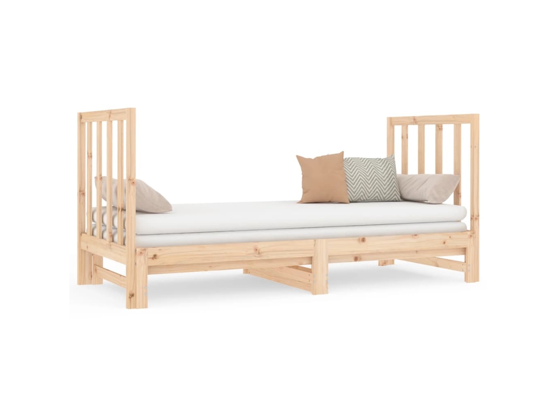 Day Bed, Day Beds Vidaxl Marrom Madeira De Pinho (n/a)