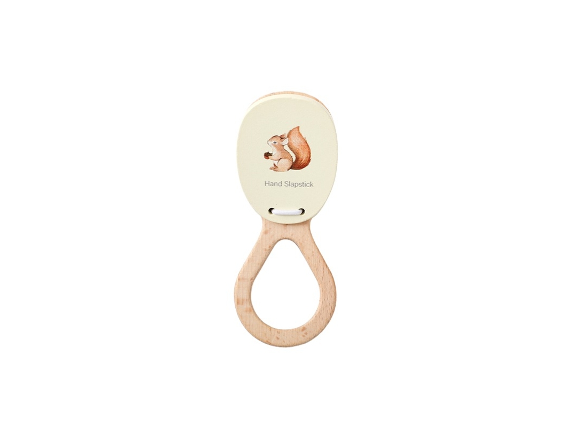 Brinquedo de Madeira com Música Relaxante para Bebês e Desenvolvimento Infantil.esquilo Instrumento Musical Castanholas CHENNNLS