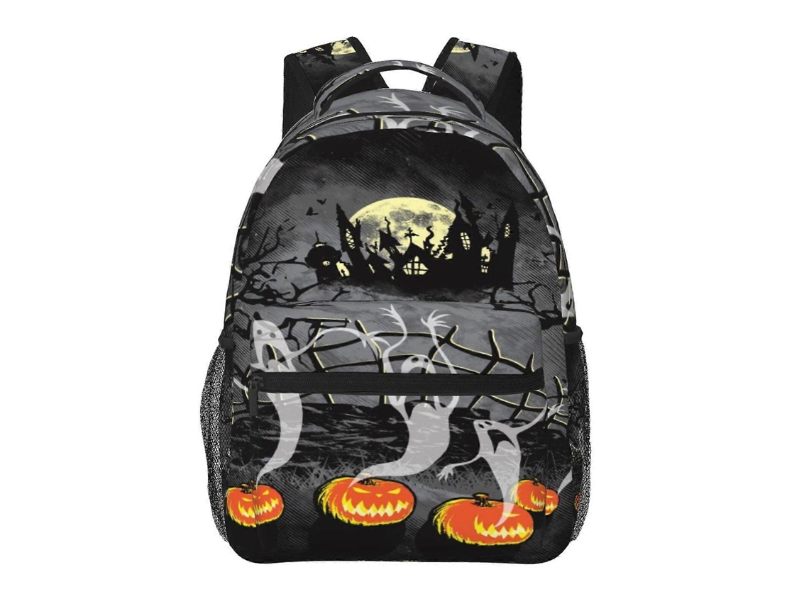 Mochila Nightmare Before Christmas A66 Para Escola E Trabalho, Leve E Impermeável, Mochila Estilosa Para Estudantes E Adultos C66