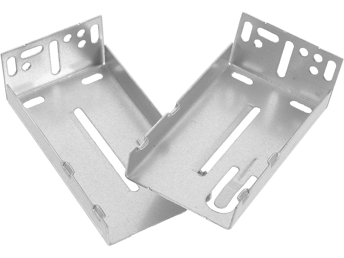 Suporte Para Trilho De Gaveta Fomiyes 2 Peças Em Aço Laminado A Frio Prateado Mesas Escritório E Guarda Roupas