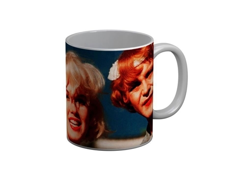 Caneca de Cerâmica Marilyn Monroe Jack Lemmon Símbolo Sexual Foto Vintage FABULOUS BIJOUX