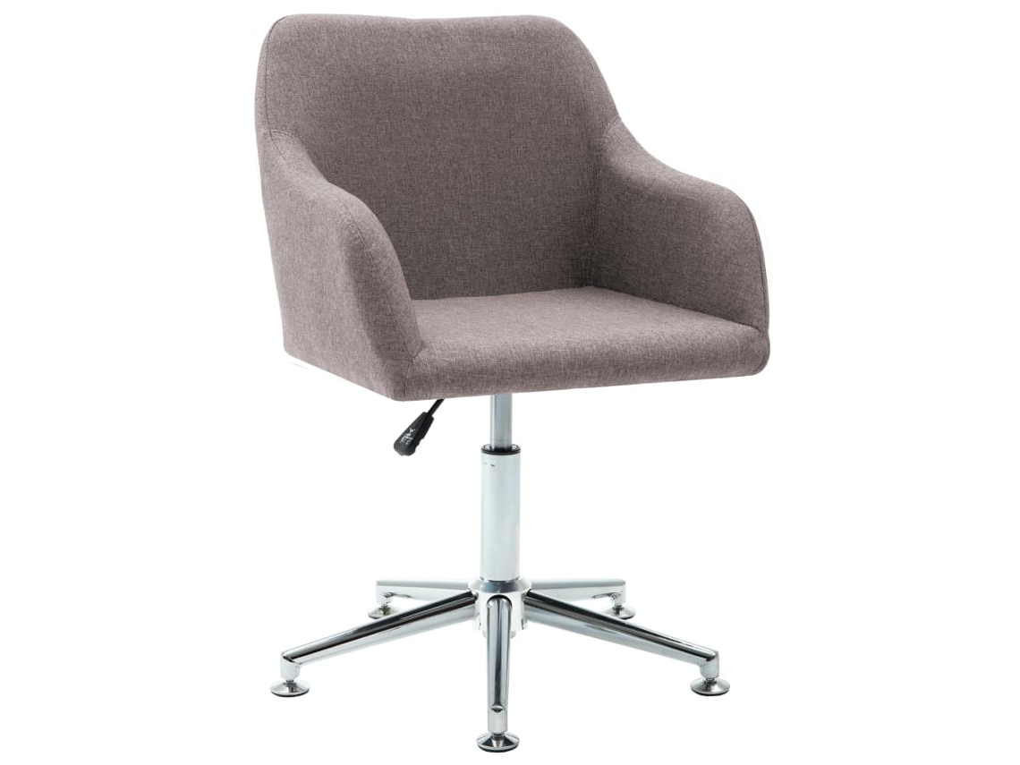 Dining Chair, Dining Chairs Vidaxl Cinzento-acastanhado Tecido (n/a)