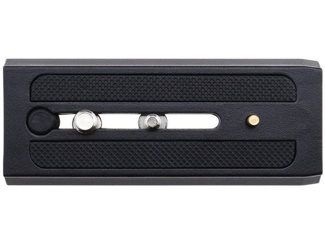 Placa De Liberação Rápida Em Alumínio - Compatível Com Manfrotto 501pl/501/500ah/502ah/503hdv/504hd - 12x5cm - Placa De Fixação Rápida - Inclui Parafu
