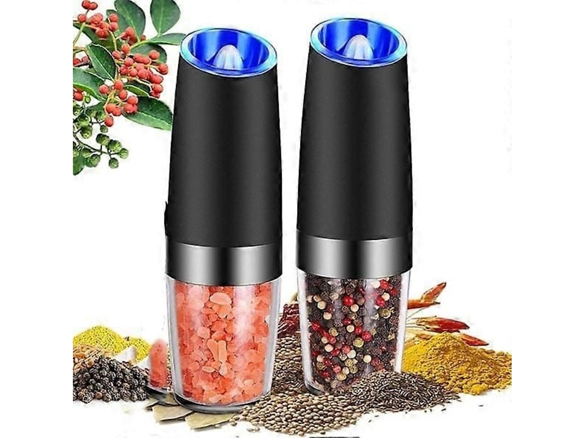 Moedor De Pimenta Elétrico Conjunto Sal E Pimenta