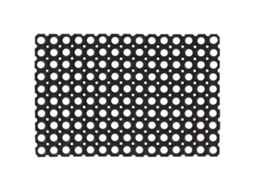 Doormat, Doormats Vidaxl Preto Borracha (22 Mm/40 X 60 Cm)