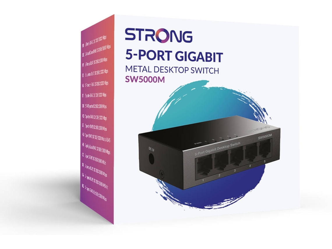 Switch STRONG 5P Metal 5000 M (Outlet Caixa Aberta)