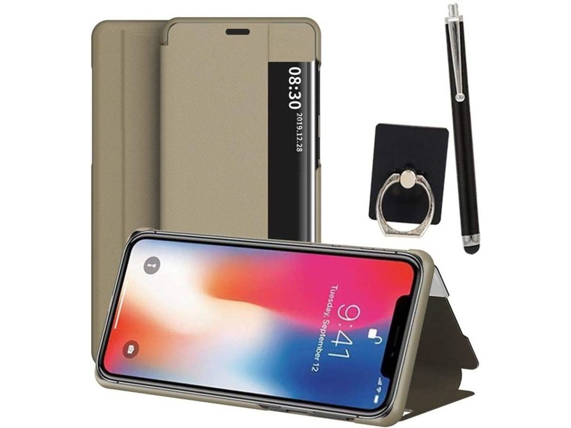 Capa iPhone X XS HONGWE. Dourado