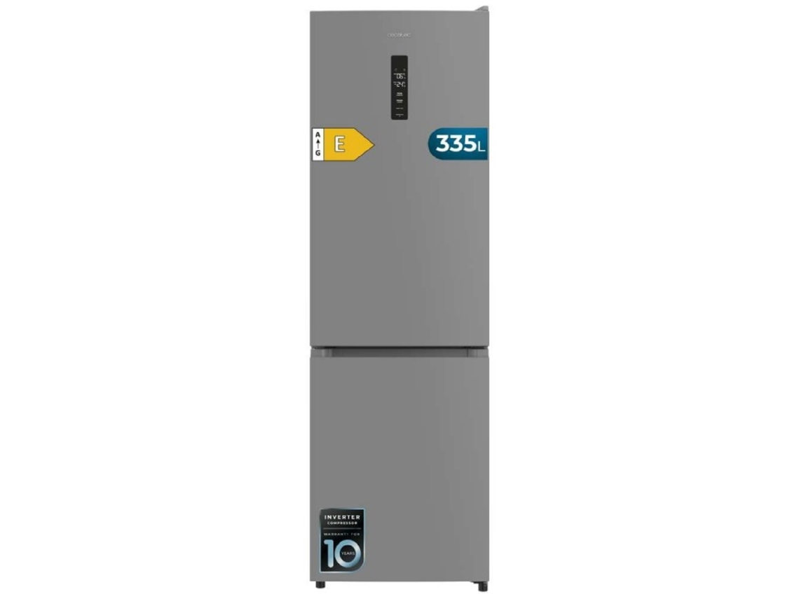 Frigorífico Combinado 335l No Frost Bolero Coolmarket Combi 335 Grey E. Altura 195,3cm E Largura 59,5cm Cecotec