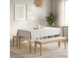 Vidaxl Toalha De Mesa 5 Unid. Retangular Branco 140 X 200 Cm