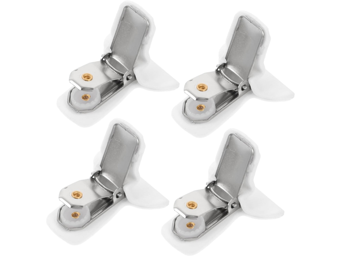 Conjunto de 4 prendedores antiderrapantes Vicasky para fixar lençóis e edredons com espuma resistente.