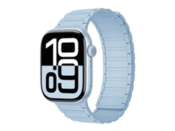 Bracelete Para Apple Watch 42/44/45/46/49mm Azul Claro Cuich