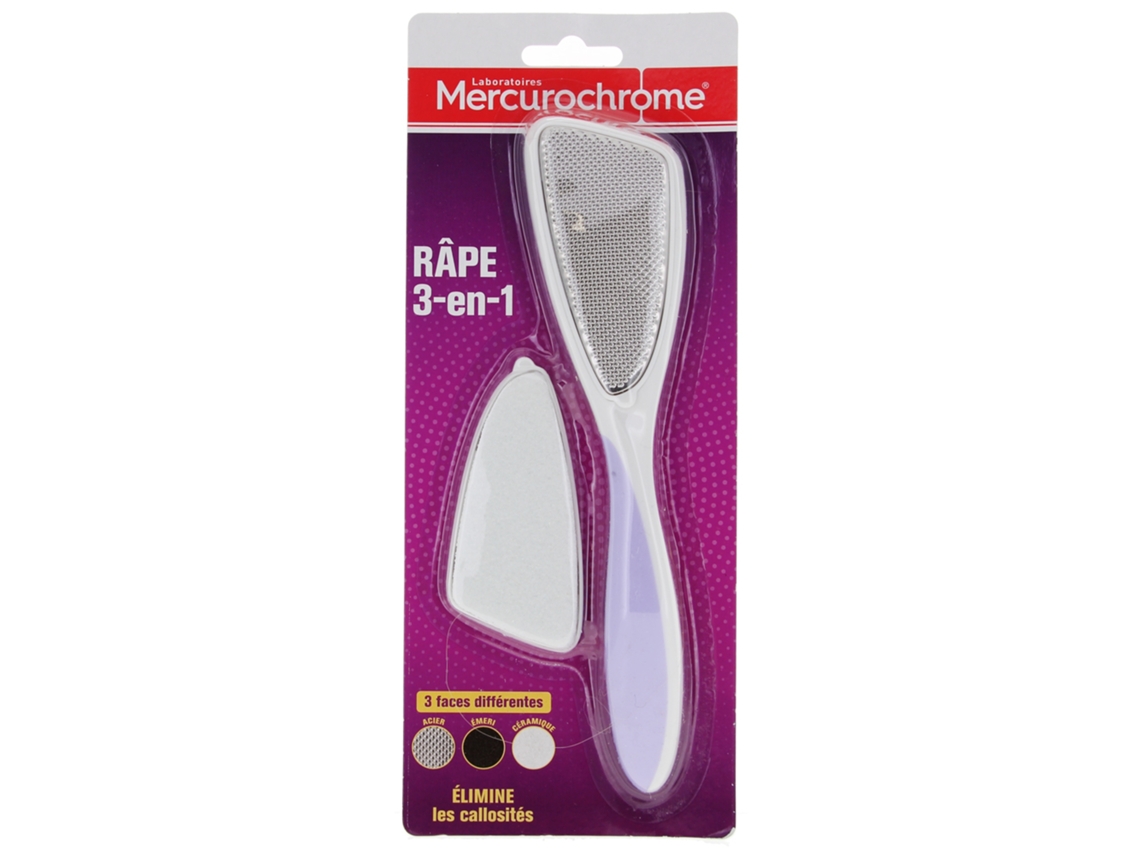 Ralador de Calos 3 em 1 MERCUROCHROME