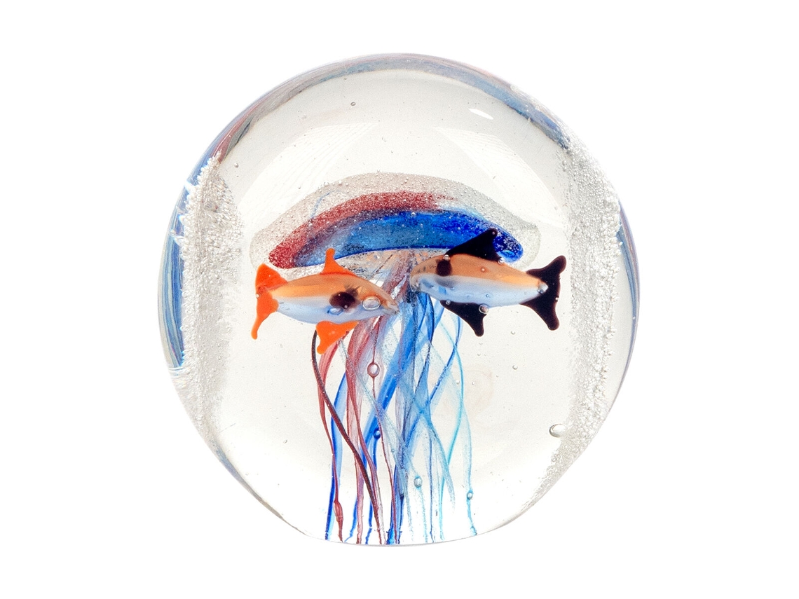 Pisa-Papéis SIGNES GRIMALT Peixes Vidro Cristal