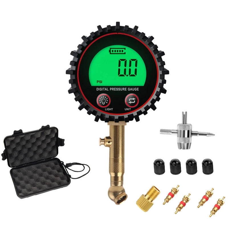 Compressor Ar Pneus 255psi Lcd Led Veículo