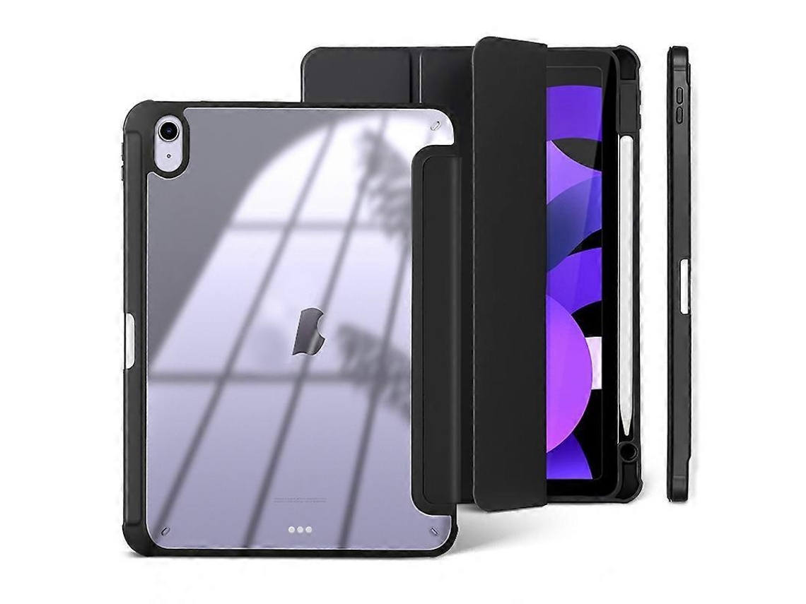 Capa dobrável para tablet em couro acrílico com 3 compartimentos Webake