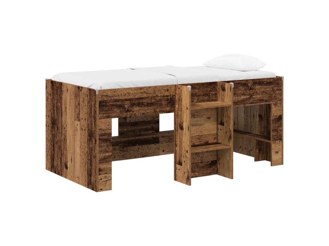 Cama Alta para Crianças 2 Pcs Madeira Antiga MAISON EXCLUSIVE