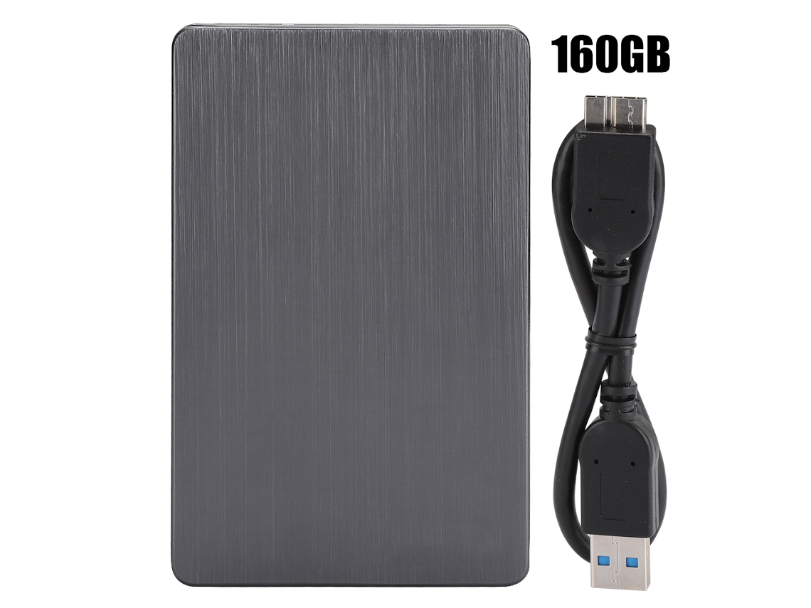 Disco Rígido Móvel 2,5 Polegadas Usb3.0, Compatível Com Hdd/ssd, Alta Velocidade, Cinza Escuro.