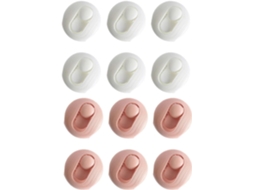 Luxshiny Conjunto De 12-clipes Fixadores Para Edredons E Lençóis, Plástico, Design Sem Agulhas, Antiderrapantes Para Uso