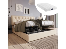 Cama Casal 160x200 Elevação e Estrado de Ripas