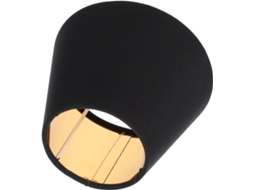 Proteção Antirreflexo, Estilo Simples Em Tecido Preto, Soquete E14 Para Luminária De Sala De Estar Ou Decoração.
