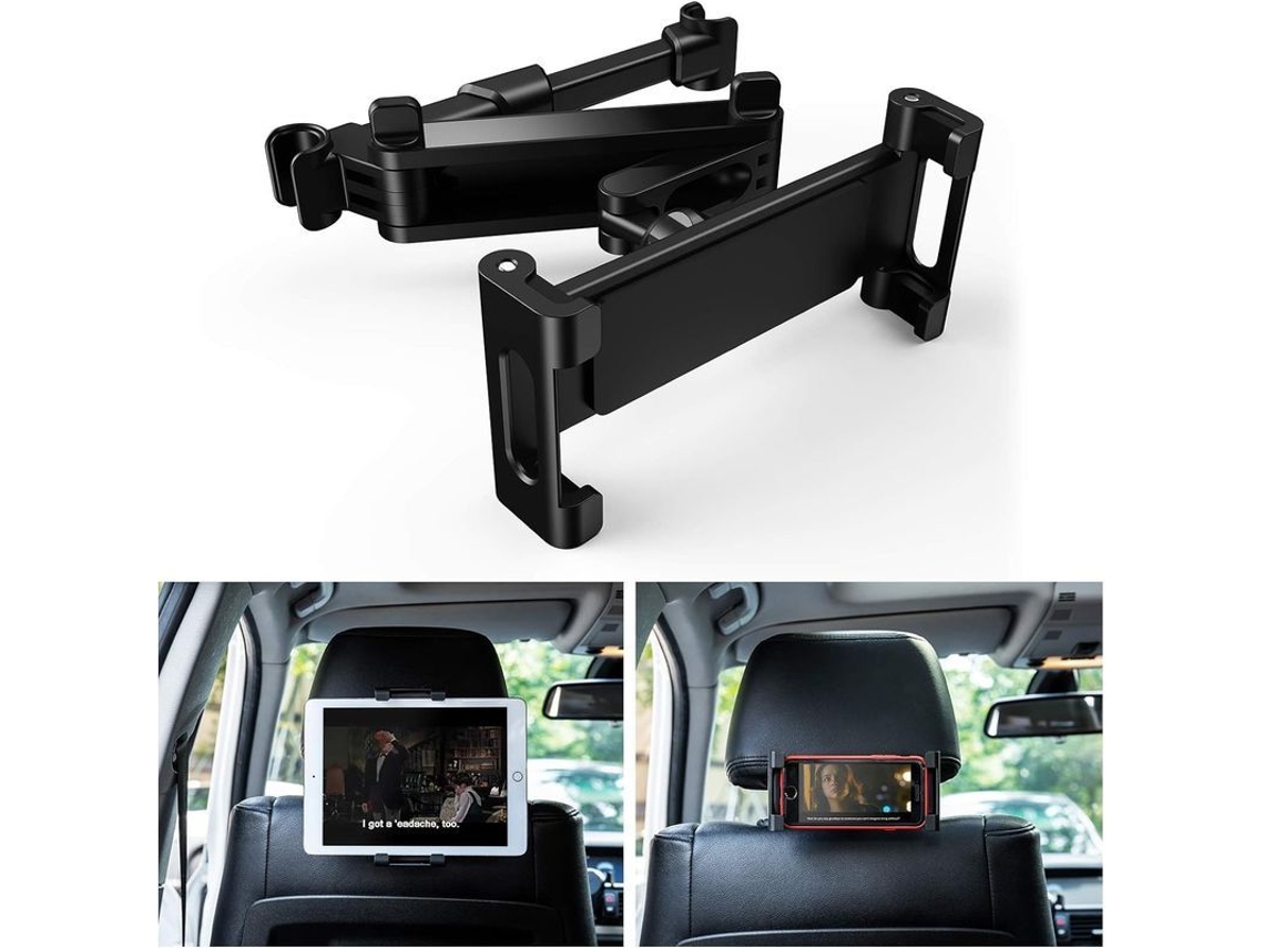 Suporte para tablet Warxin Universal 2026 com rotação ajustável de 360° para cabeças de 6 a 12 polegadas.