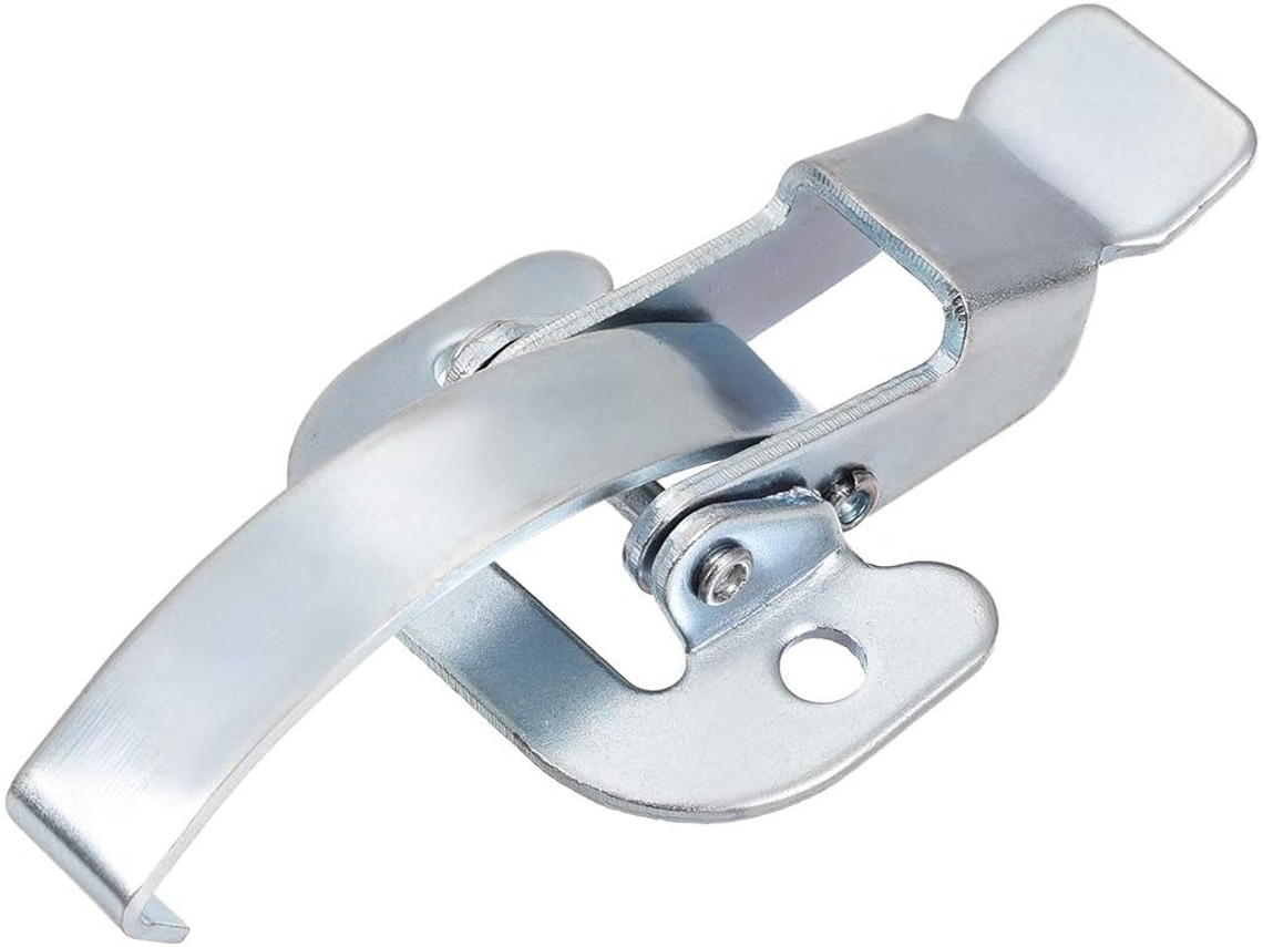 Fecho de Alavanca de 9,2 Cm com Puxador Galvanizado e Gancho de Aço Mola CHABERLU (3,62 Polegadas)