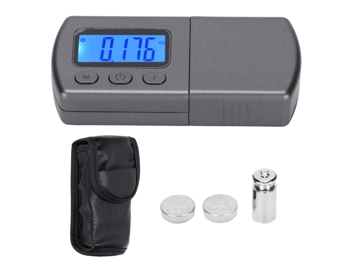 Medidor De Força De Stylus Para Toca-discos Com Lcd Azul E Ajuste Preciso Para Cartucho Phono