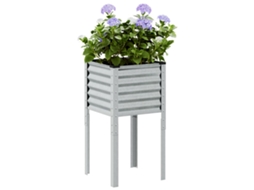 Vidaxl Vaso De Jardim 45x45x88 Cm Aço Galvanizado