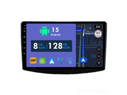 Auto Rádio Carro Bluetooth Autoradio 8GB RAM 128G ROM CarPlay Navegação GPS Ecrã Táctil RoverOne para Mitsubishi Grandis 1 2003-2011  