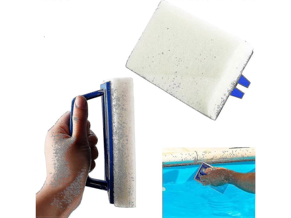 Escova de Esponja AQUAFORGE para piscina paredes fundo degraus e azulejos uso manual em spas lagos fontes e banheiras
