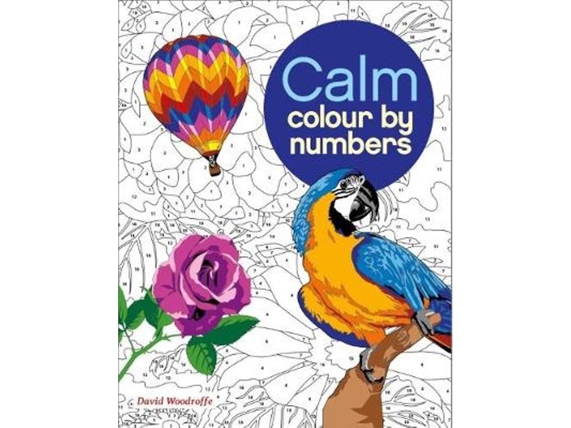 Livro Calm Colour by Numbers de Arcturus Publishing (Inglês)