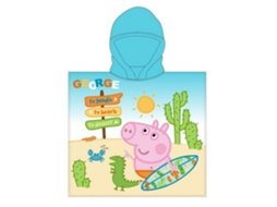 Poncho De Microfibra Peppa Pig George 110x55 Cm 87191