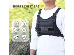 Business Bolsa Torácica Esportiva Respirável e à Prova D'água com Reflexos para Corrida
