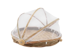 1pcs Cesta De Bambu Para Pá De Lixo