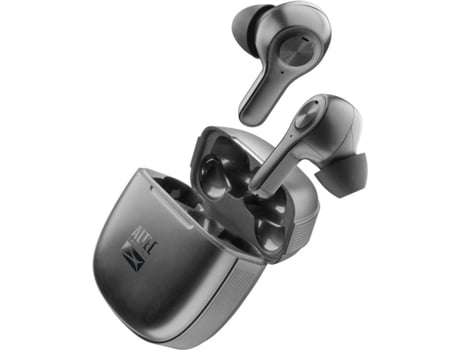Auriculares Bluetooth True Wireless ALTEC LANSING Virtue (In Ear - Microfone - Preto)
