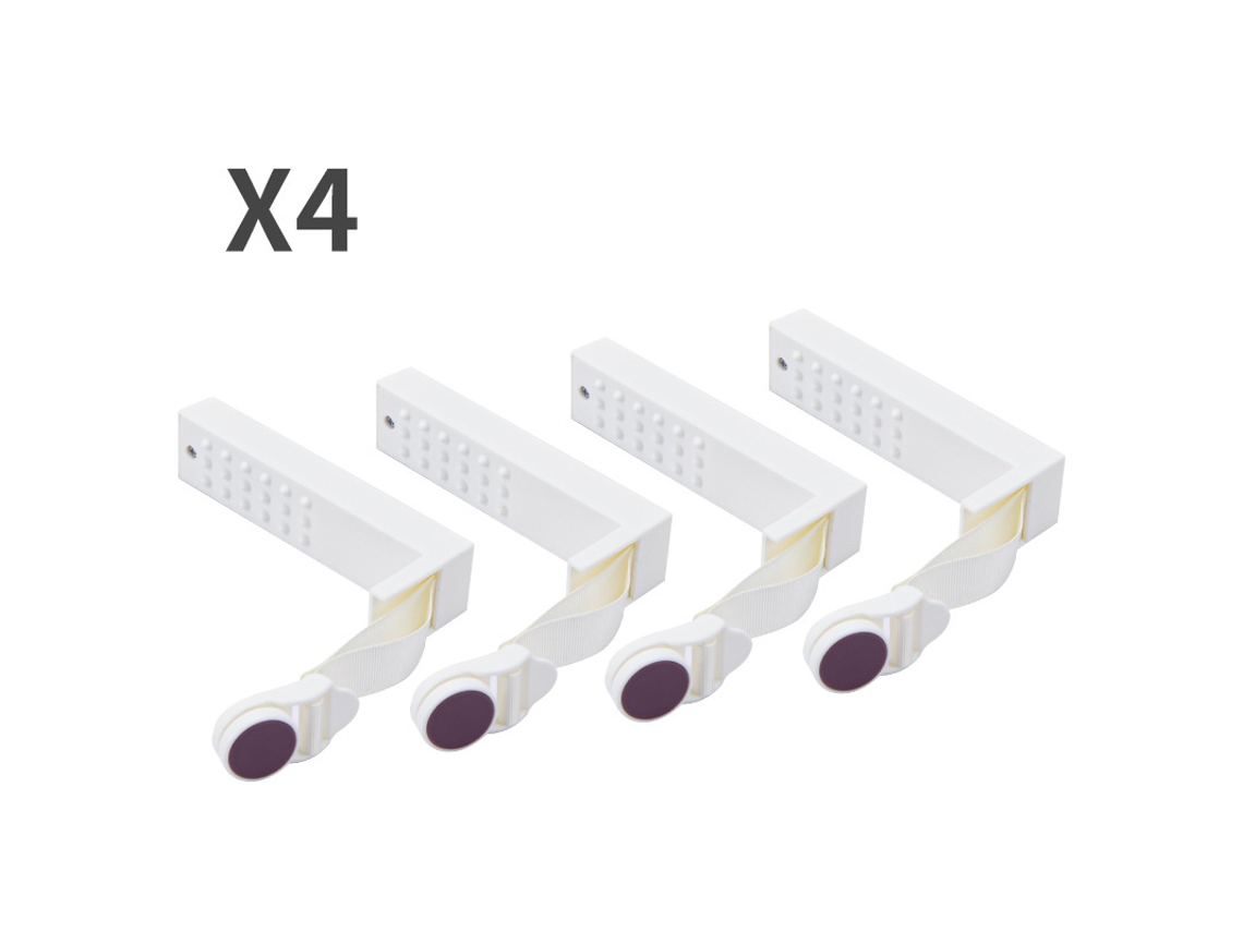 Conjunto De 4 Prendedores De Lençol Com Clipe Para Fixação Automática De Edredom. Aquaforge