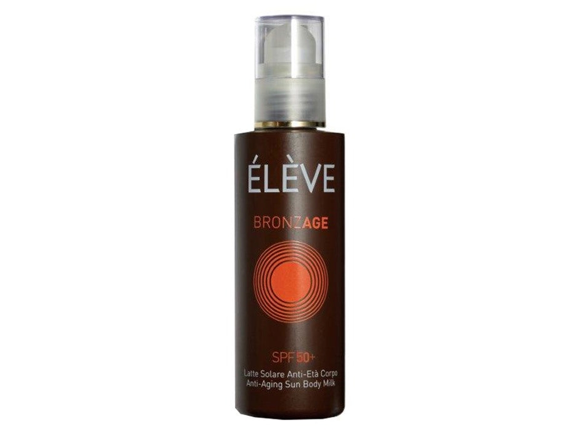 Eleve Bronzeamento Leite Solar Anti Envelhecimento Corpo Spf 50+ 200 Ml Farmaricci Desde 1905