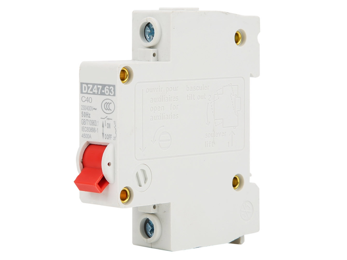 Interruptor de Circuito Cc 2p 20a 4ka Proteção Contra Sobrecarga Dc12 240v com MARCA