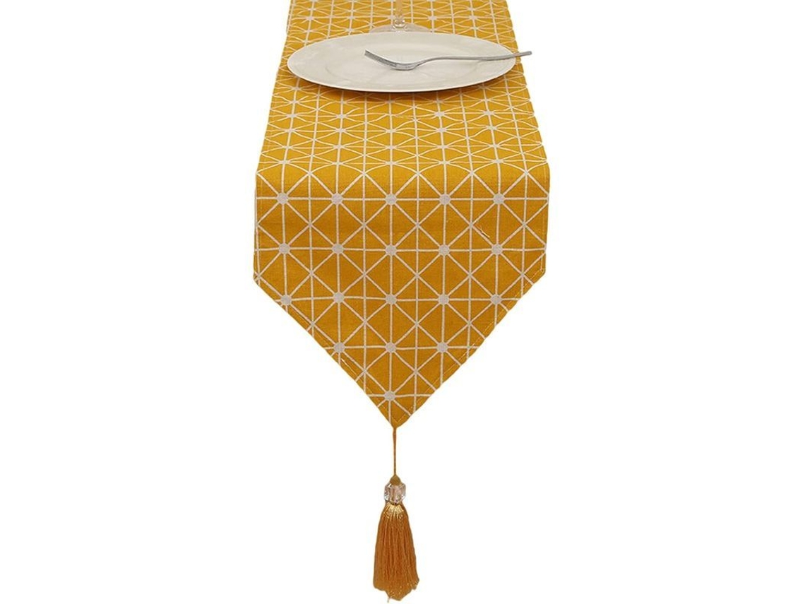 Mantel De Linho E Algodão Com Pompons, Runner Moderno Lavável, Decoração De Natal