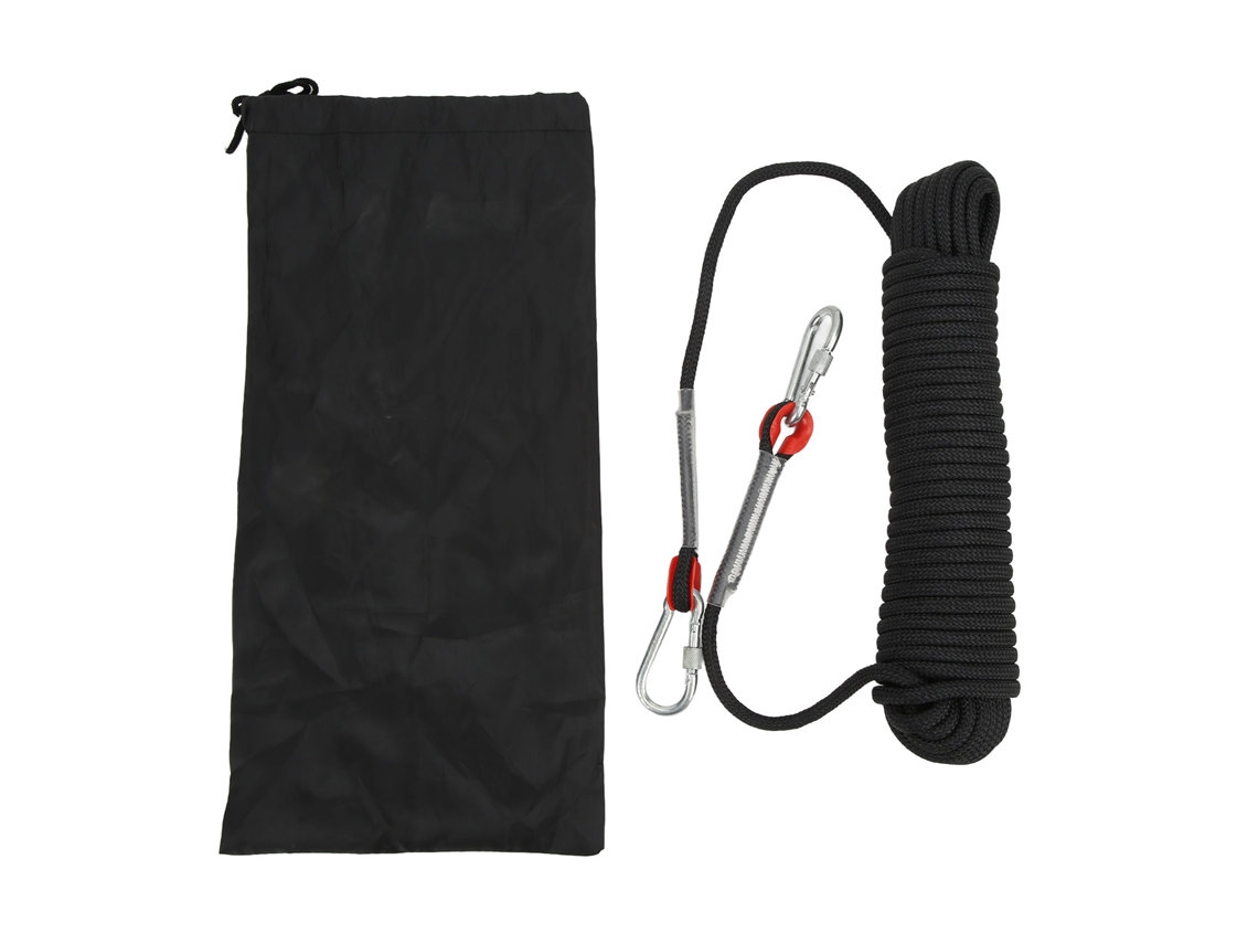 Corda Estática 8mm 20m para Alpinismo Preta