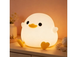 Luz Noturna para Bebês, Luz de Pato com Intensidade Regulável, Temporizador, Tela Sensível Ao Toque Recarregável BRILVIBERA